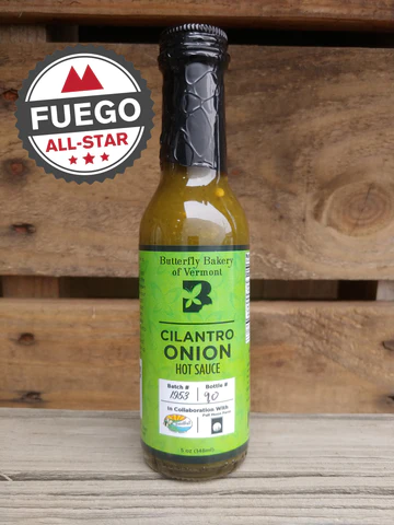 Butterfly Bakery VT - Cilantro Onion Hot Sauce 5oz