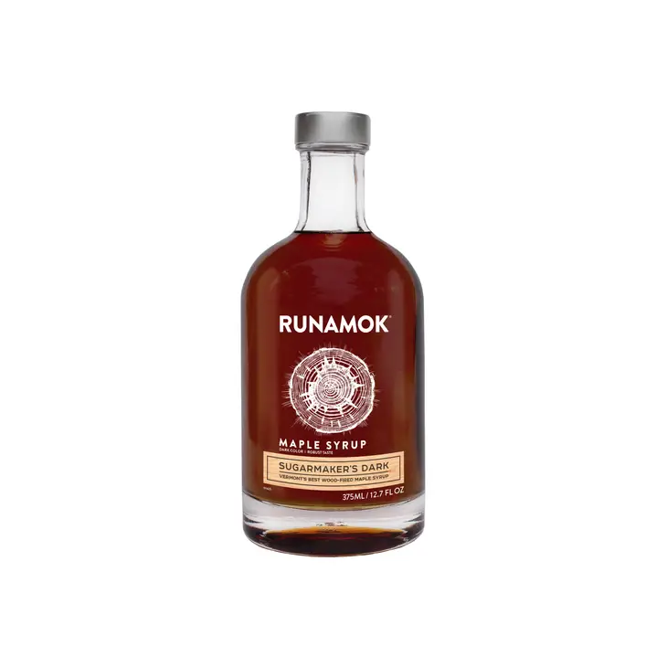 Runamok Maple Sugarmaker'S Dark Wood-Fired Maple Syrup 375ml