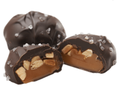 Abdallah Candies - Almond Sea Salt Alligators - Dark Chocolate - 2445L ( GF )