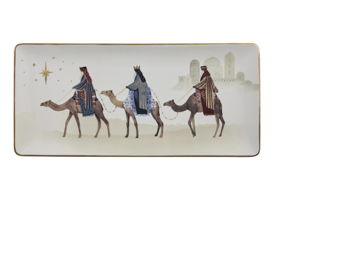 Park Designs - Away In A Manger Platter - 9907-663