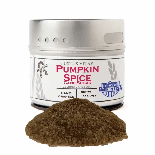 Gustus Vitae Pumpkin Spice Cane Sugar  Tin
