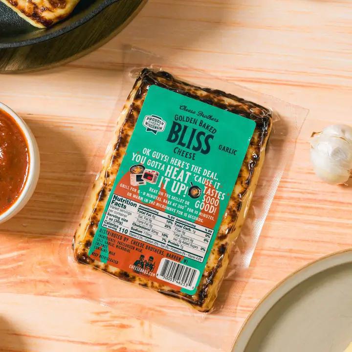 Cheese Brothers - Garlic Golden Baked Bliss Cheese 8 oz - CB130
