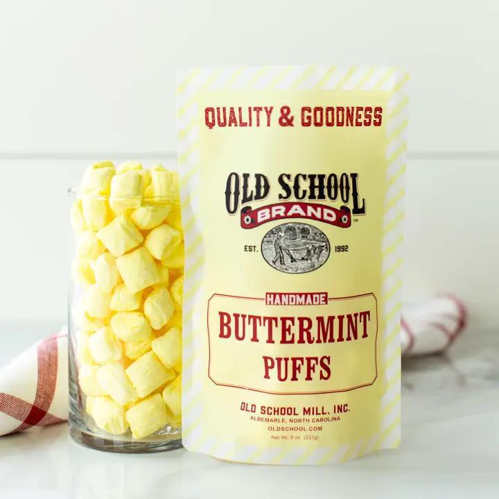 Old School Brand - Buttermint Puffs 8 oz - 4012