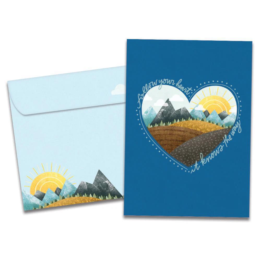 Tree-Free Greetings - All Occasion Card - Mountains 21778