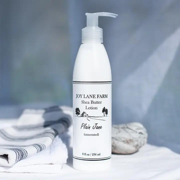 Joy Lane Farm -  Plain Jane - Unscented Shea Butter Lotion 8 oz