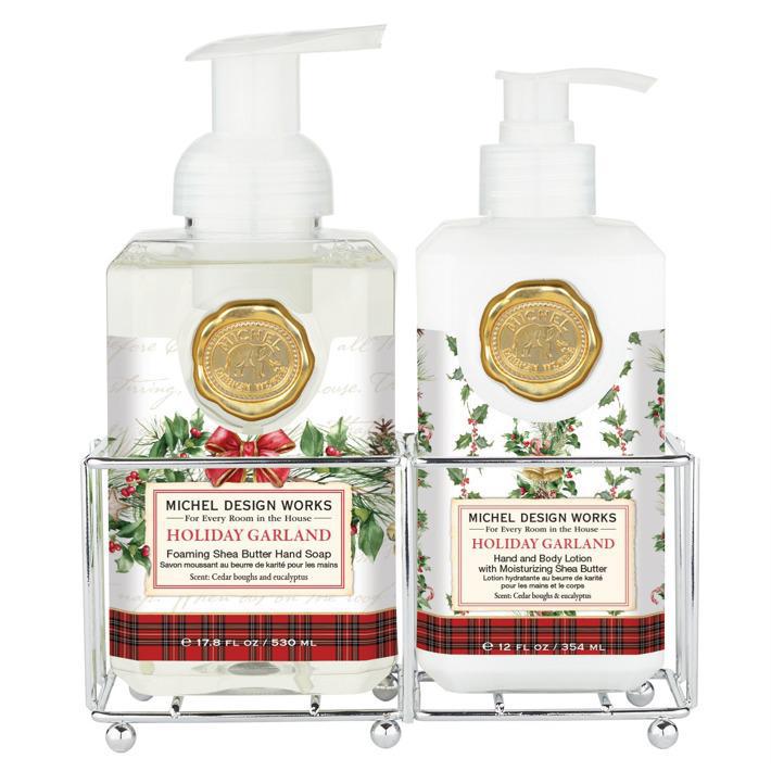 Stonewall Kitchen - Michel Design Works - Holiday Garland Hand Care Caddy - 846446 DISVEN