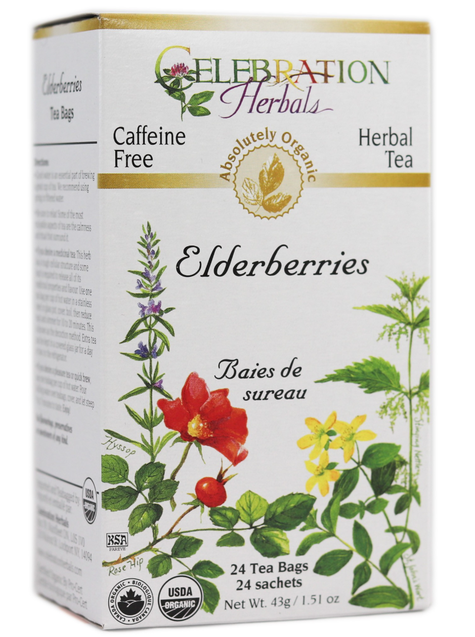 Celebration Herbals - Elderberries 24 Tea Bags - 15793