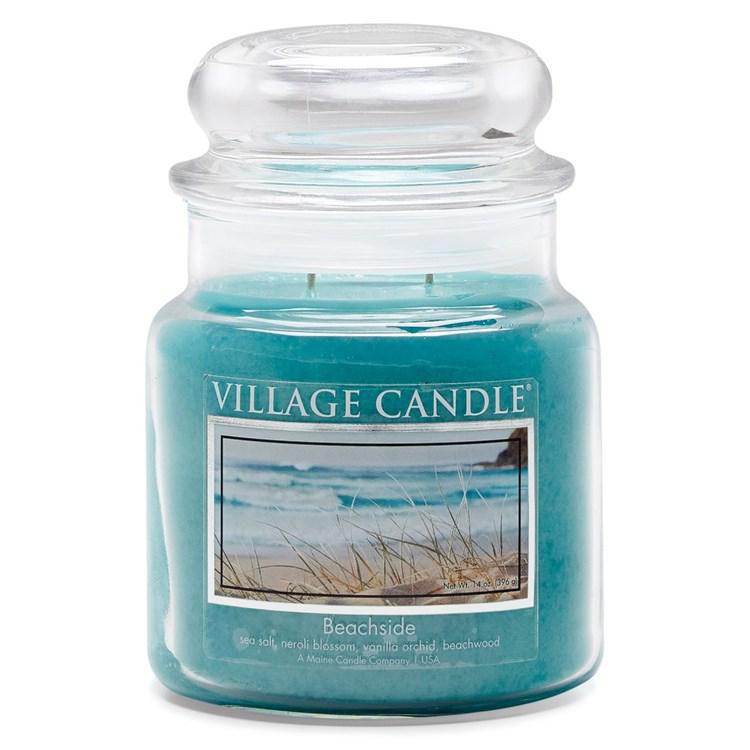 Stonewall Kitchen - Village Candles - Beachside - Medium Glass Dome 14oz - 4160311 DISSVF