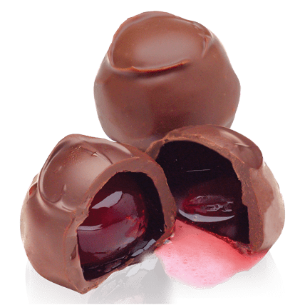 Abdallah Candies - Cherry Cordials - Milk Chocolate 2850 ( GF )