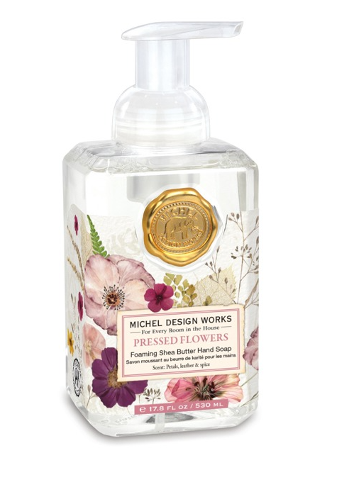 Stonewall Kitchen - Michel Design Works - Pressed Flowers Foaming Soap 17.8 oz - 801447