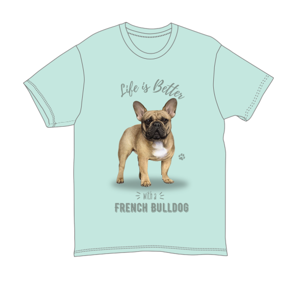 E & S Pets Comfort Threads French Bulldog, T-shirts M 620-64-M