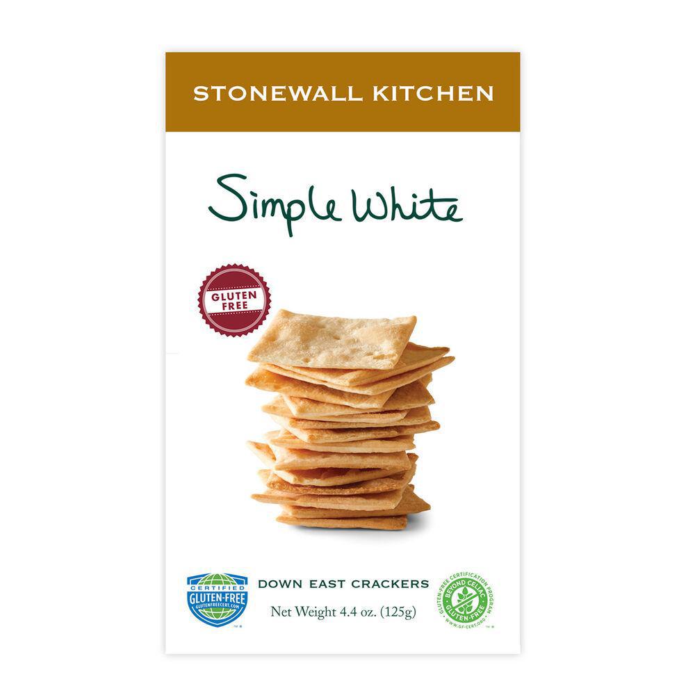 Stonewall Kitchen - Gluten Free Simple White Cracker 4.4 oz Box - 553199