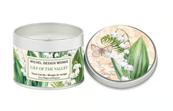 Stonewall Kitchen - Michel Design Works - Lily of the Valley Travel Candle - 849464
