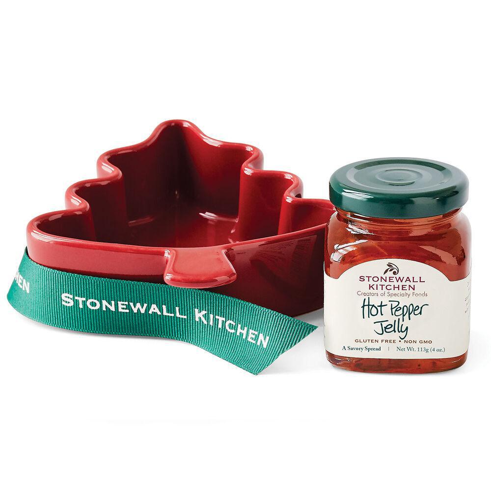 Stonewall Kitchen - Hot Pepper Jelly w/ Tree Ramekin Gift Set- 190636 Seasonal