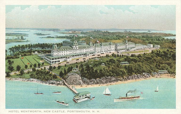 Found Image Press - NH-804 Postcard: NH-222 Postcard: Hotel Wentworth, New Castle, Portsmouth NH-00222-PC2001-M