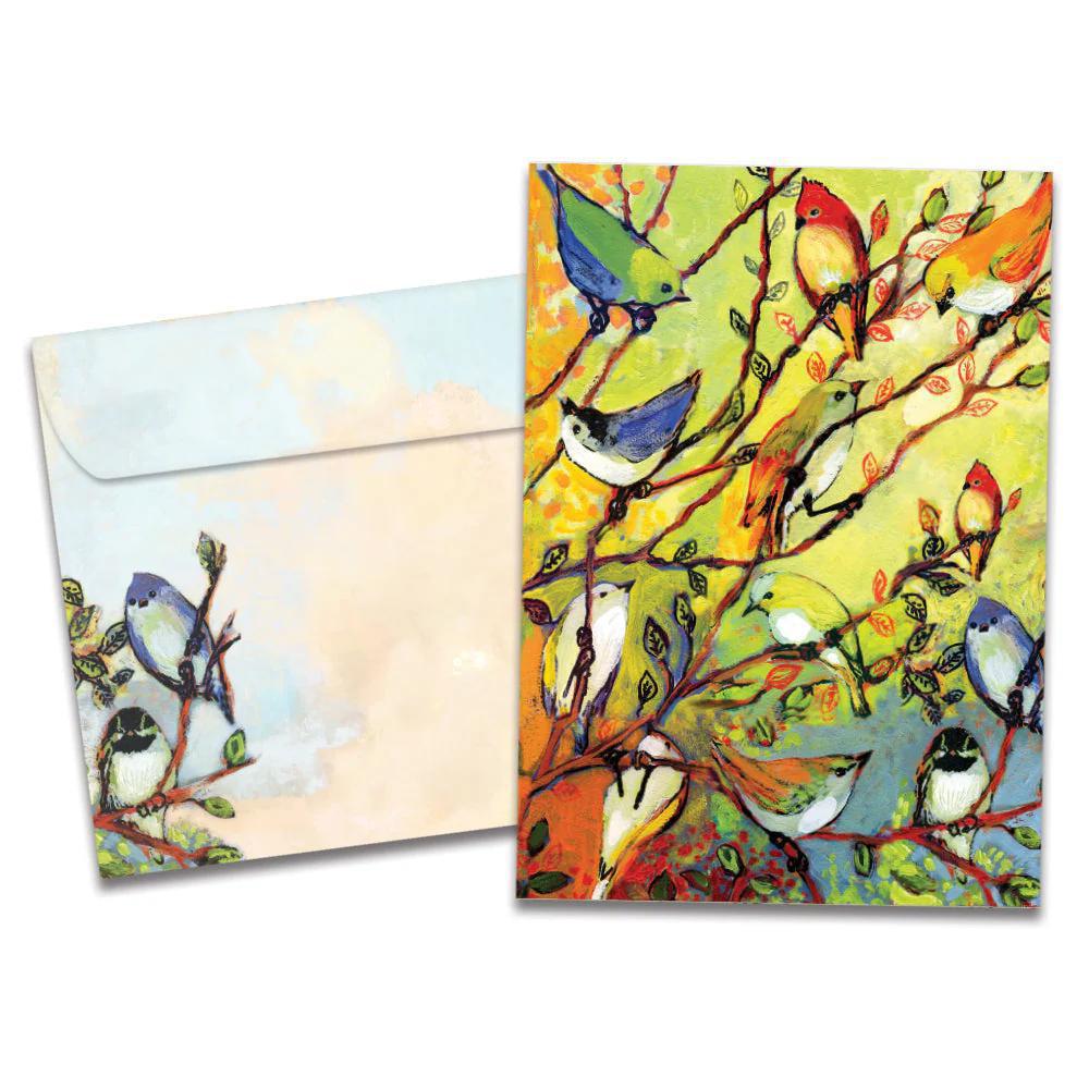 Tree-Free Greetings - All Occasion Card - Birds Blank 21742