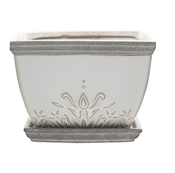 Southern Patio - 6" Brentwood Planter - White - 81250689