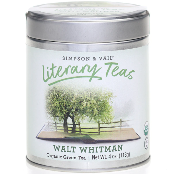 Simpson & Vail - Literary Tea - Walt Whitman's Organic Green Tea Blend 4 oz