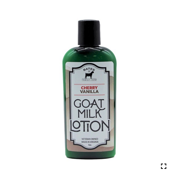 Bates Family Farm - 4oz Goat Milk Lotion - Cherry Vanilla