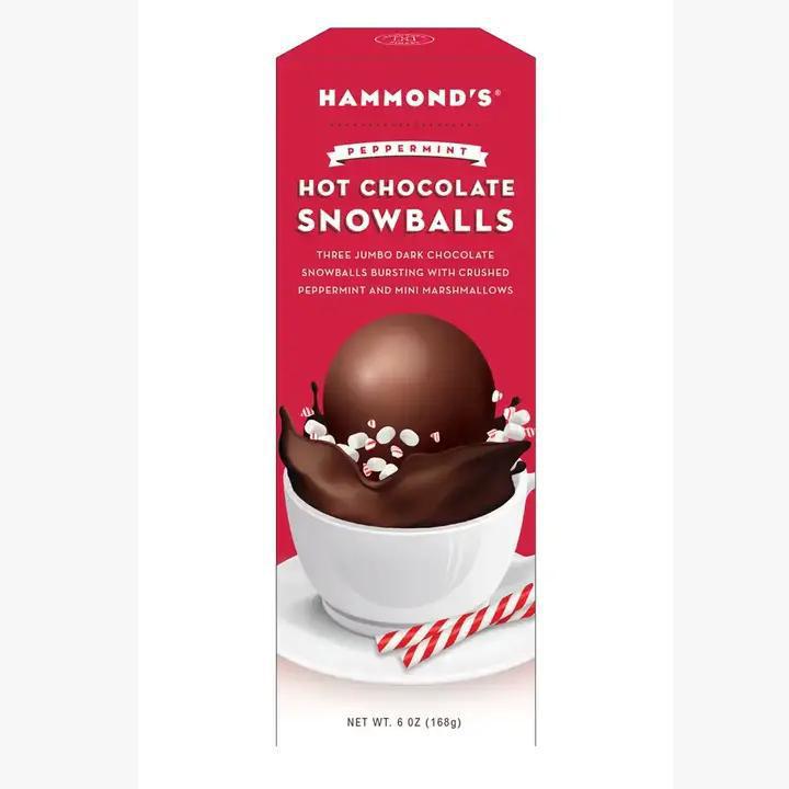 Hammond's Candies - Hot Chocolate Snowballs - Peppermint 6 oz - CB12812