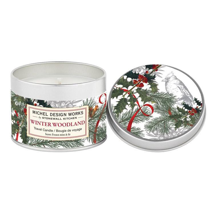 Stonewall Kitchen - Michel Design Works - Winter Woodland Travel Candle 5.5 oz - 849425 DISVEN
