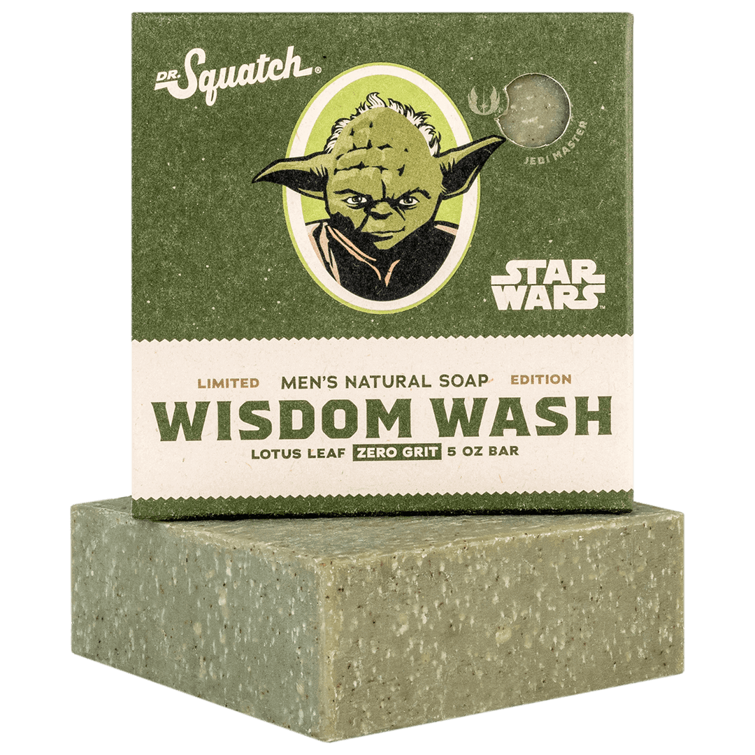 Dr. Squatch - Star Wars Collection I - Wisdom Wash 5 oz Bar Soap - BAR-WDW-01