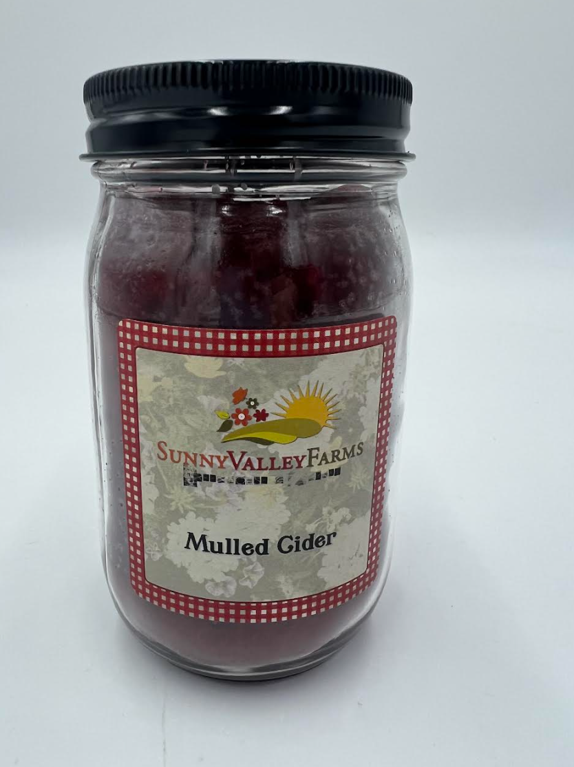 Sunny Valley Farms - Candle - Mulled Cider - 12 oz Pint MCP
