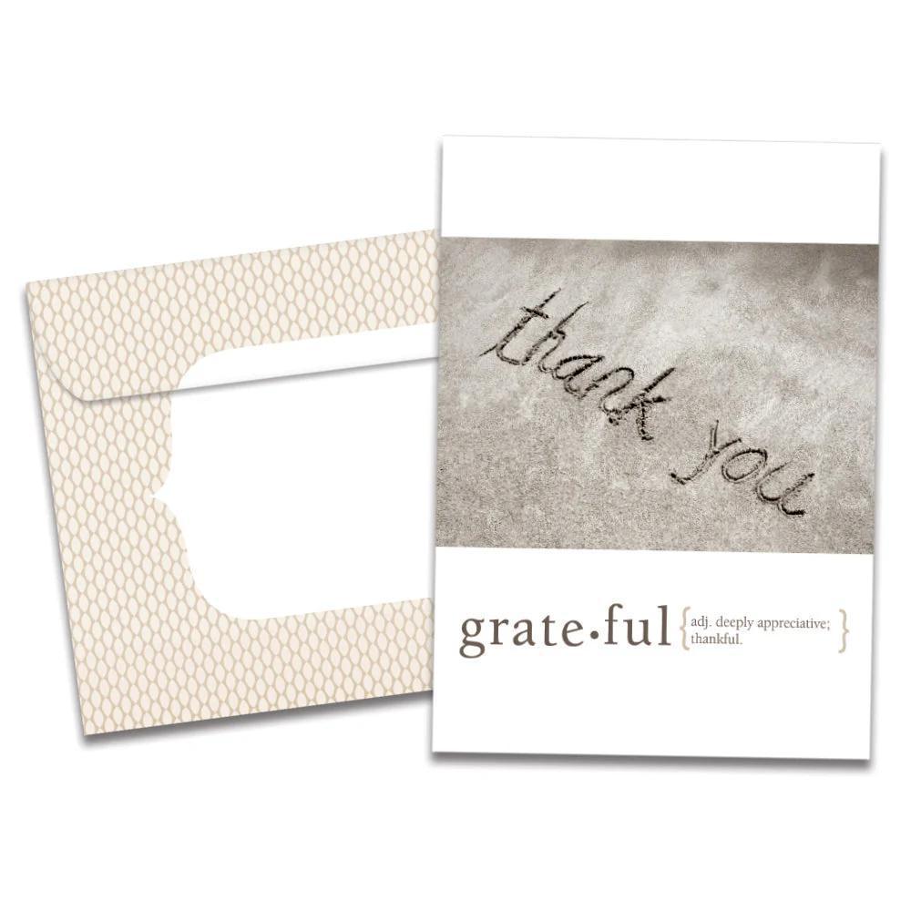 Tree-Free Greetings - Thank You Card - Grateful 14099