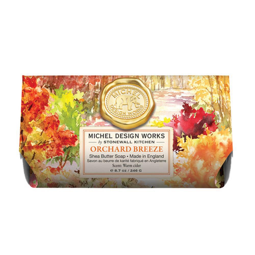 Stonewall Kitchen - Michel Design Works - Orchard Breeze Large Bath Soap Bar 8.7 oz - 802398 DISVEN