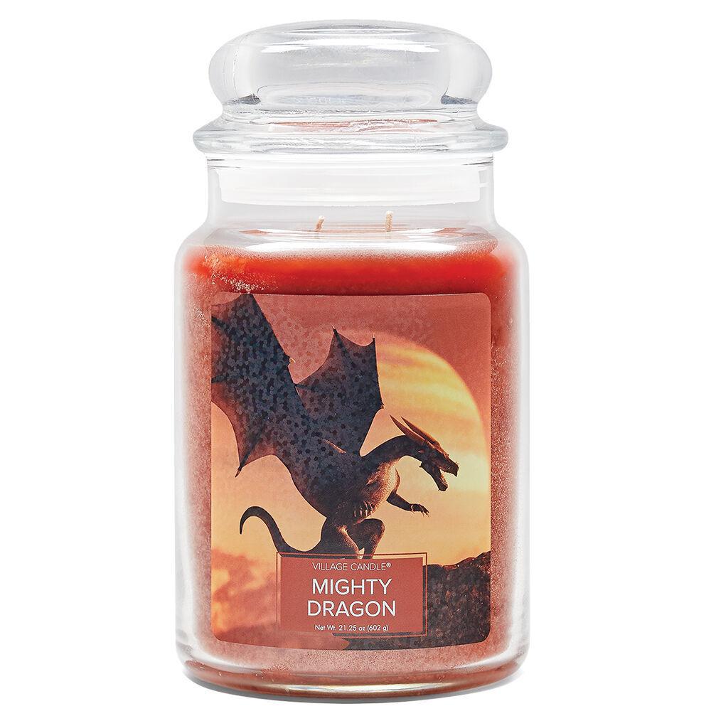 Stonewall Kitchen - Village Candle Mighty Dragon - Large Apothecary Candle 21.25 oz Jar 4260178 DISSVF