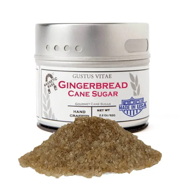 Gustus Vitae Gingerbread Cane Sugar  Tin DISSVF