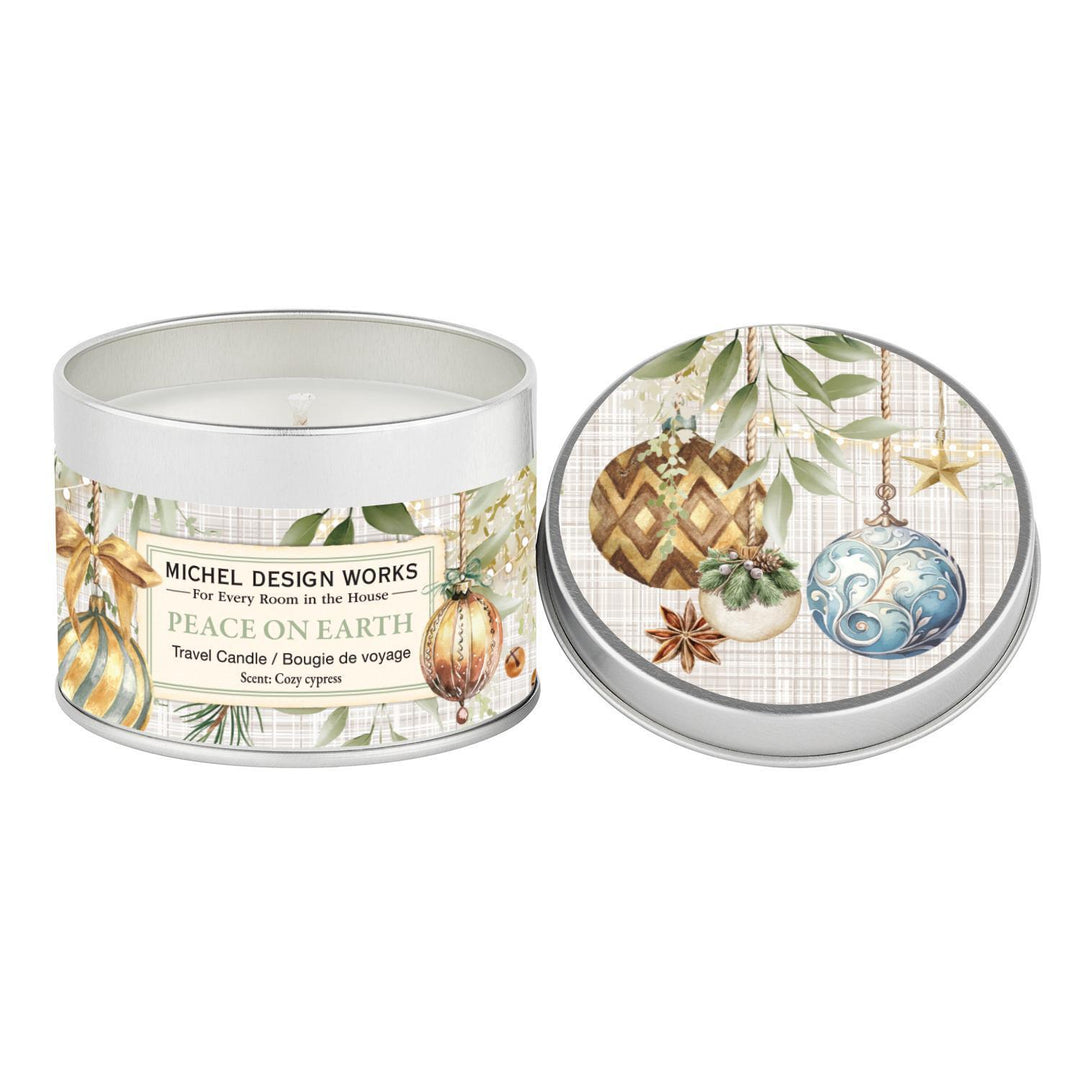 Stonewall Kitchen - Michel Design Works - Peace on Earth Travel Candle - 849445