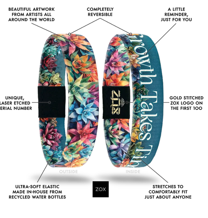 ZOX - Growth Takes Time Bracelet -IA-GTT