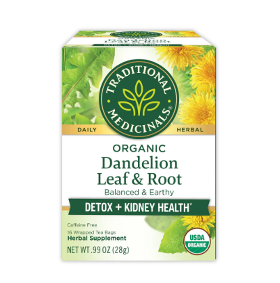 Traditional Medicinals - Organic Dandelion Leaf & Root 16 Tea Bags - 227778