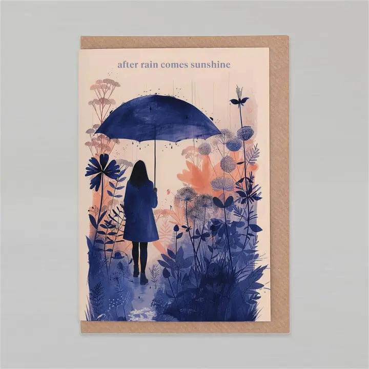 Botanopia - After Rain Comes Sunshine | Encouragement Friendship Card - GC006