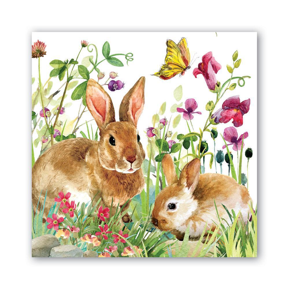 Michel Design Works - Bunny Meadow Luncheon Napkin  817382 DISVEN