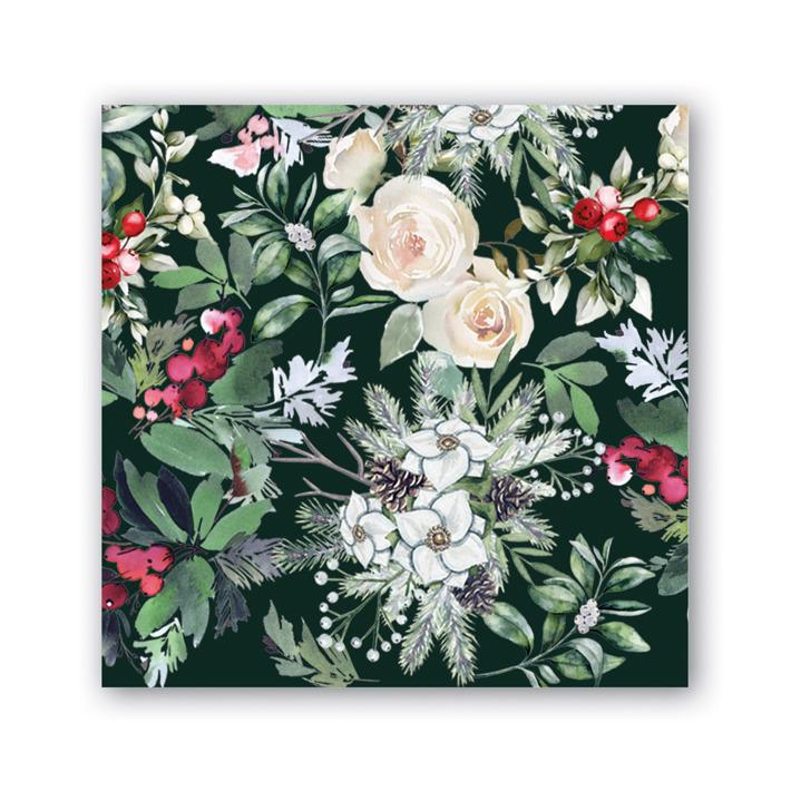 Stonewall Kitchen - Michel Design Works - Winter Garden Cocktail Napkin - 814443 DISVEN