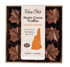 Van Otis - 9 Piece Maple Cream Filled Leaves Milk Chocolate 3oz Maple01