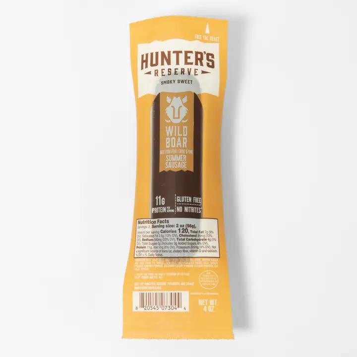 Hunter's Reserve - Wild Boar Summer Sausage 4 oz - SS5073044 DISSVF