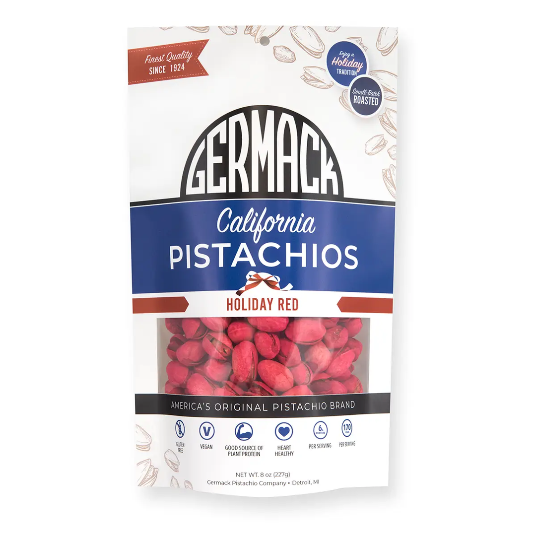 Germack Pistachio Company - Pistachios California - Red - 8 oz
