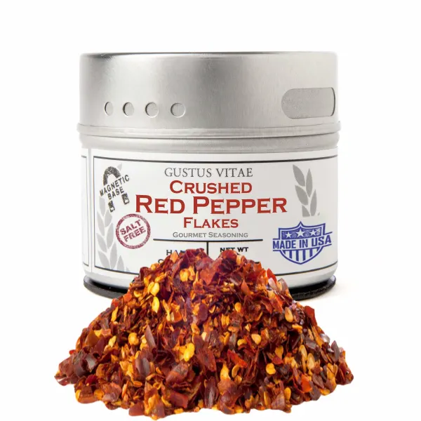 Gustus Vitae Crushed Red Pepper Flakes  Tin