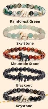Fahlo - The Wander Bracelet - Tracks a Sloth - Mountain Stone DISVEN