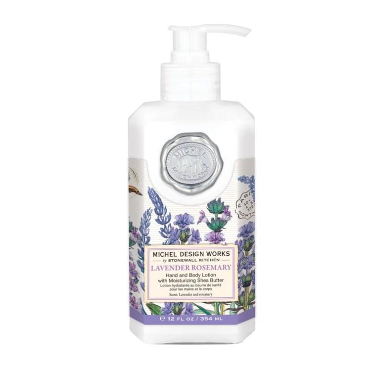 TESTER - Stonewall Kitchen - Michel Design Works - Lavender Rosemary Hand & Body Lotion 856081 Copy