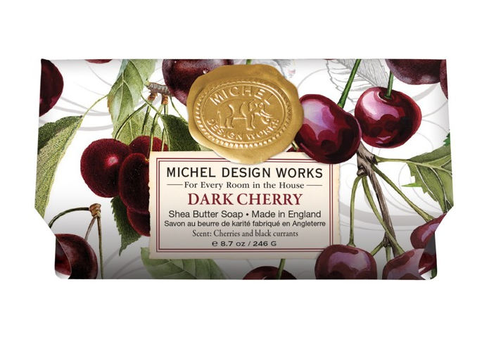 Stonewall Kitchen - Michel Design Works - Dark Cherry Large Bath Soap Bar 8.7 oz - 802455