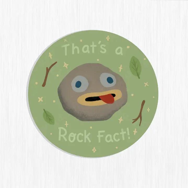 Wallflour Studios - “That’s A Rock Fact!” - Over the Garden Wall Sticker