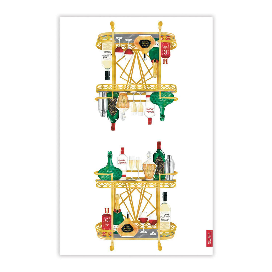 Stonewall Kitchen - Drinks Trolley Tea Towel - 610893
