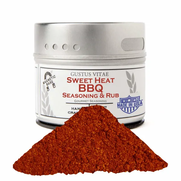 Gustus Vitae  Sweet Heat BBQ Seasoning & Rub  Tin
