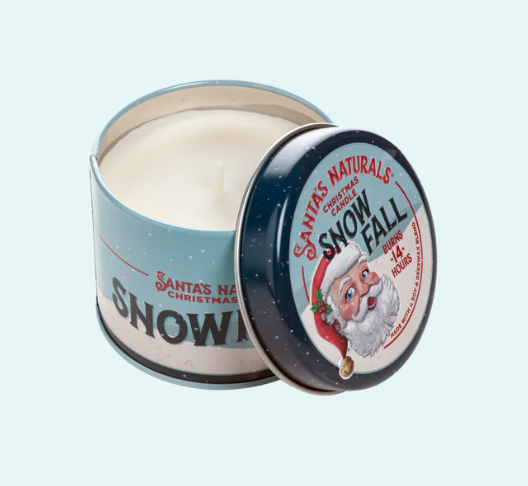 Murphy's Naturals - Santa's Naturals - Snow Fall 3.5 oz Mini Candle - SN013-SF-SGL-C6
