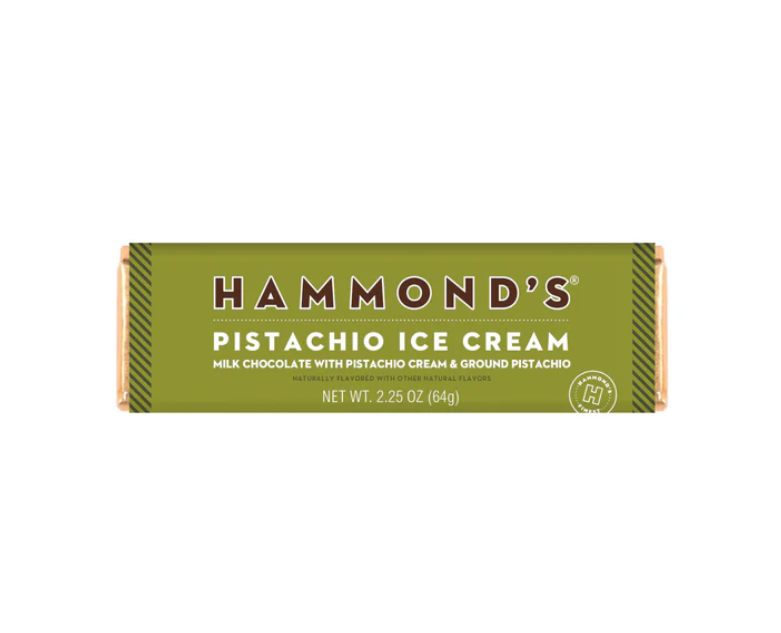 Hammond's Candies - Pistachio Ice Cream Candy Bar 2.25 oz - OC28112