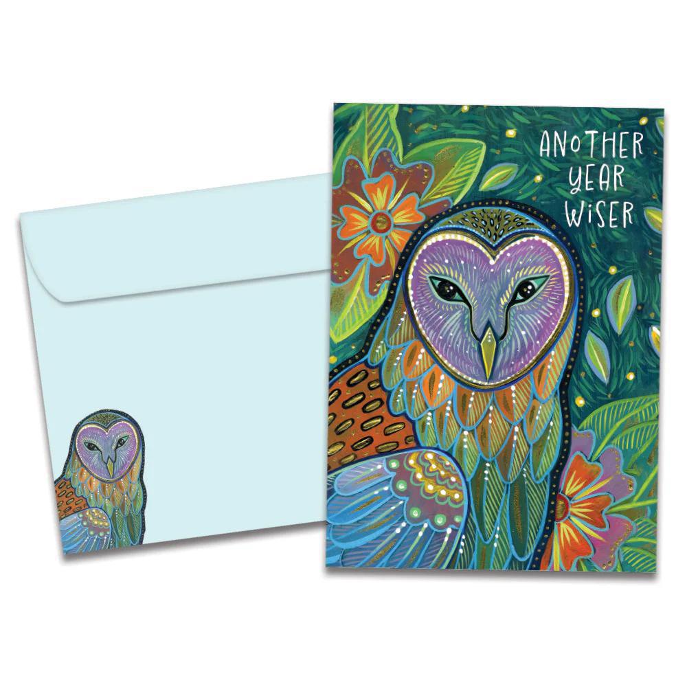 Tree-Free Greetings - Birthday Card - Another Year Wiser 21775